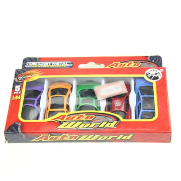 PP car model toy set of 5