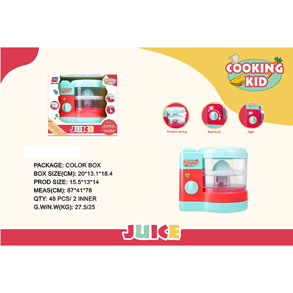Electric juicer,with light function,excluding 2pcs AA batteries