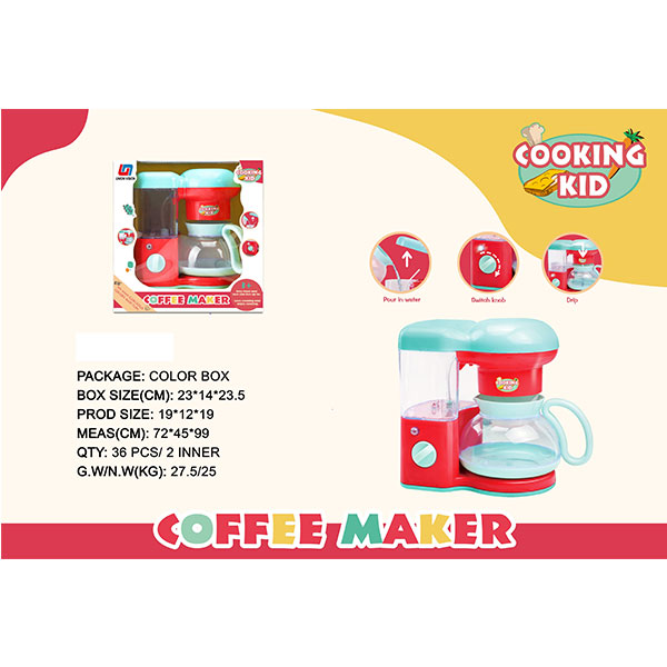 Electric coffee machine,with light function,excluding 2pcs AA batteries