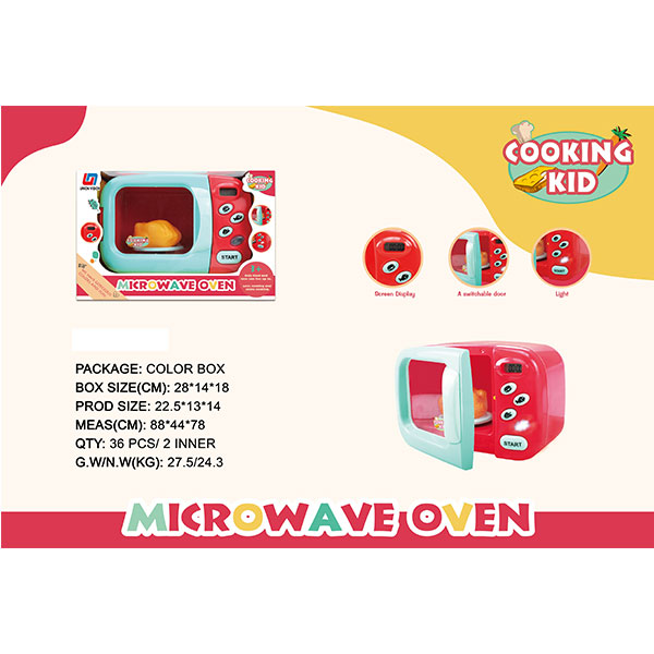 Electric medium microwave oven,with light function,excluding 3pcs AA batteries