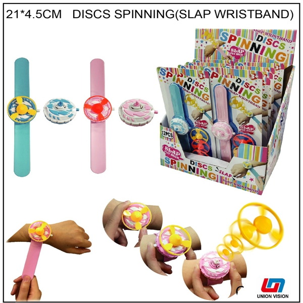 Clap hand ring flying gyro (two colors) (12pcs/ display box)