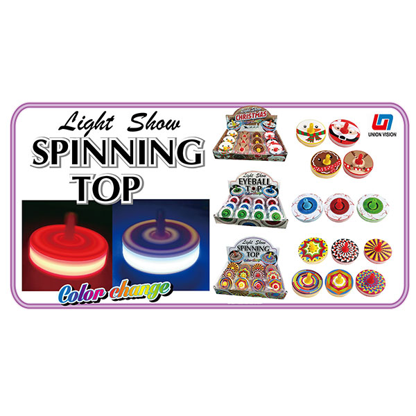 Flash eye spinning top (12pcs/ display box)
