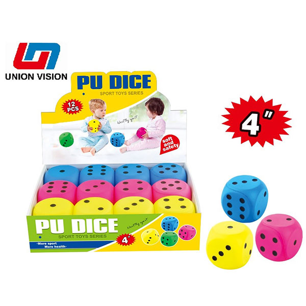 PU large dice 3.5 inches (12 pieces/display box) toy