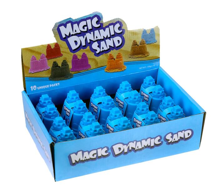 10 packs dynamic sand with castle mold
