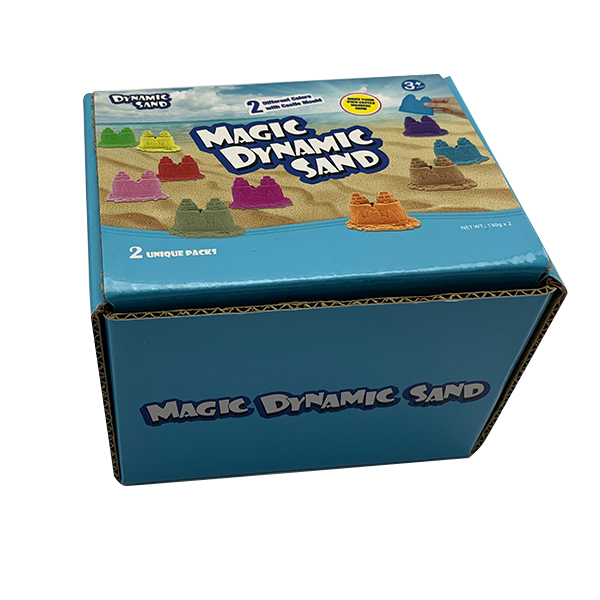 2 packs  dynamic sand with castle mold