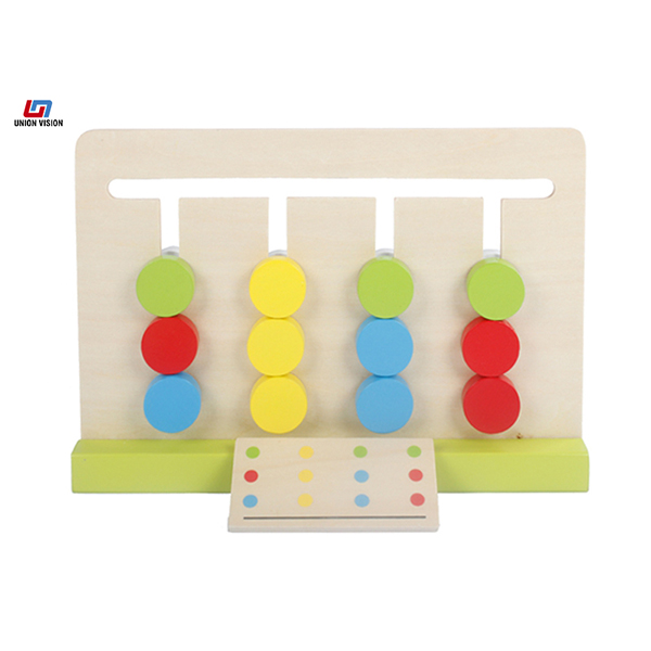 Wooden Four color game