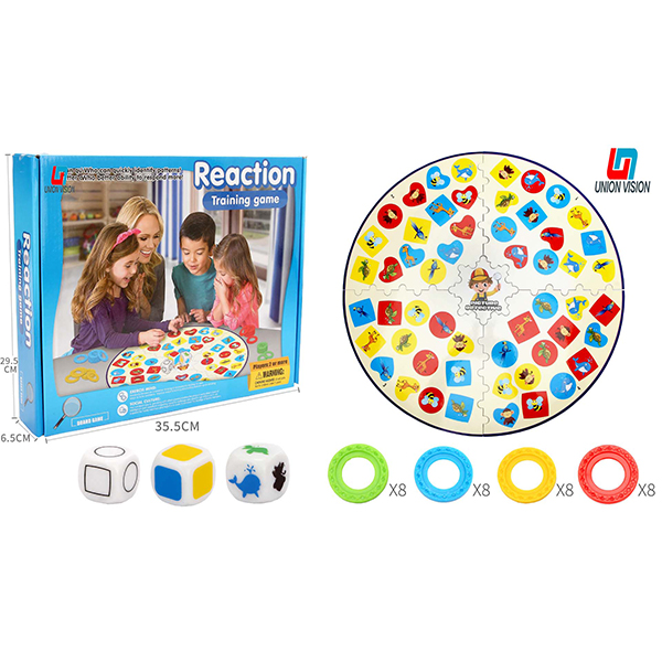 Reaction training board games