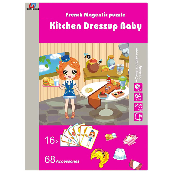 Kitchen accessories magnetic change series toy