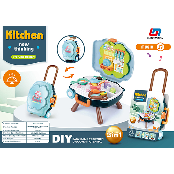 Play house utensils and toys