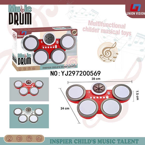 Hand beat electronic drum