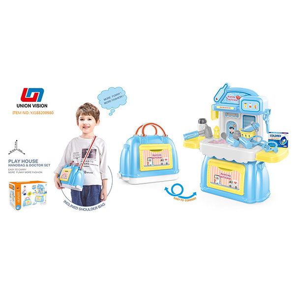 2 in 1 bag with medical equipment