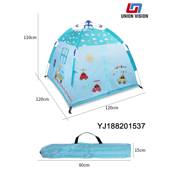 Automatic contraction folding outdoor tent 180T printing