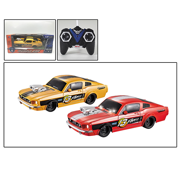 1:20 four-way retro Mustang remote control car (27Mhz/not including battery)