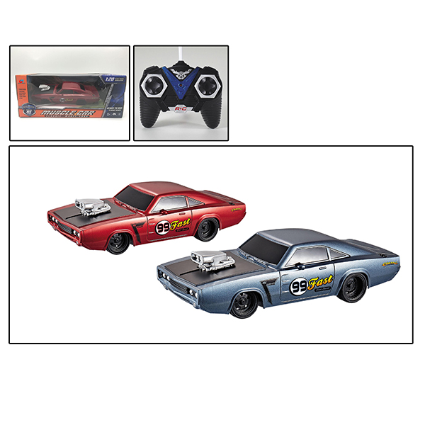 1:20 four-way retro challenger remote control car (27Mhz/not including battery)