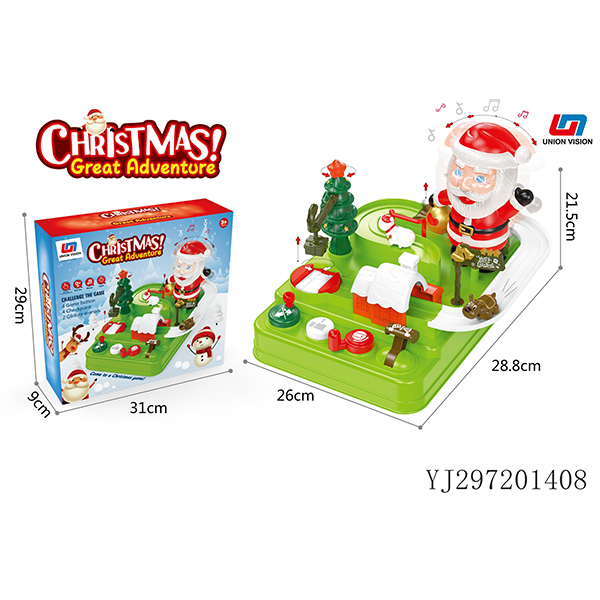 Light and Music Puzzle track Christmas Adventure (1 Moose 1 Snowman)