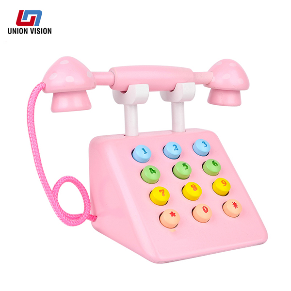 Telephone wooden toy