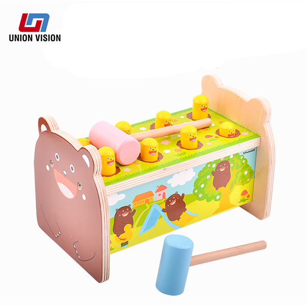 Whac-a-mole wooden toy