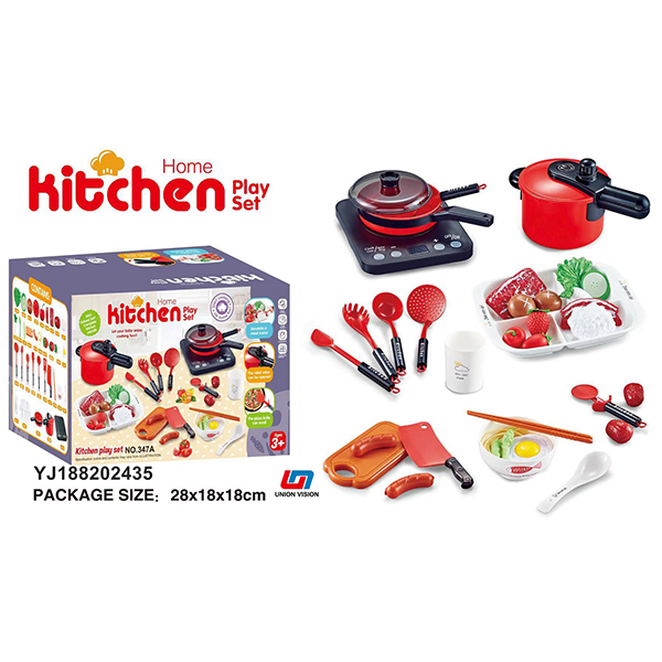 37 sets of cooking utensils for children