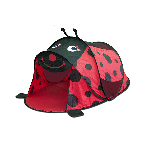  Pop-up ladybug-shaped tent