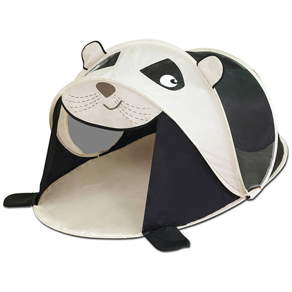  Pop-up panda-shaped tent