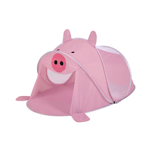  Pop-up pig-shaped tent