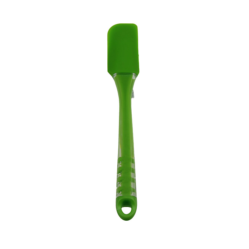 1.3" Silicone+PP+PS Spatula Baking Scraper Butter Knife Kitchen Utensil