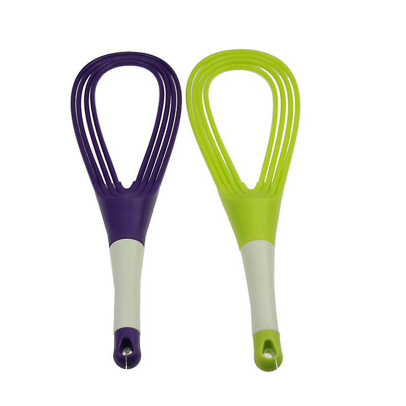 Set of 3 PP+ABS WhisksAssorted Colors with Comfort Grip Handles