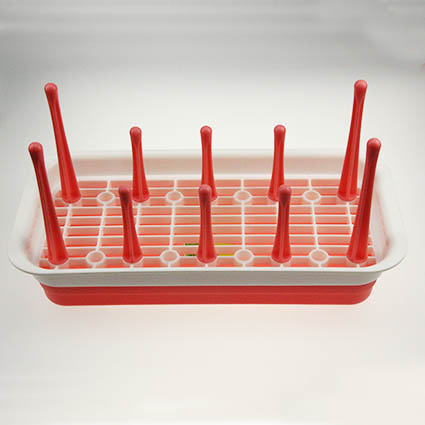 Plastic Dish Rack with Drainboard