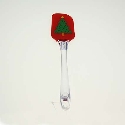 Tree Printing Silicone+PS Spatulas Baking Scraper Butter Knife Cooking Cake Kitchen Utensil