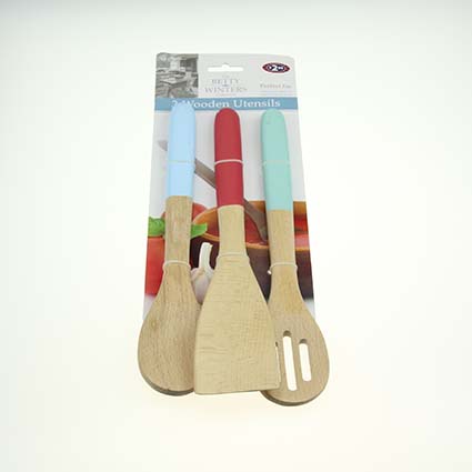 3 PCS Wooden Cutlery SetModern Outlook