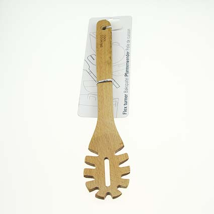 13.2" Wooden Leak Spatulas with Smooth  Handle