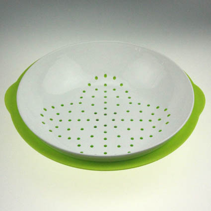 Plastic Fruit Bowl with Draining Plate