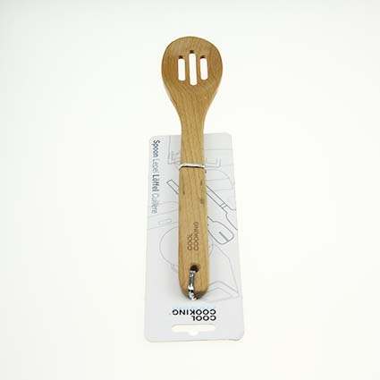 12" Wooden Leak Spatulas with Smooth Handle