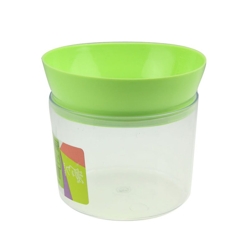 35oz Airtight See-through Plastic Food Storage Container with LidBowl Shape