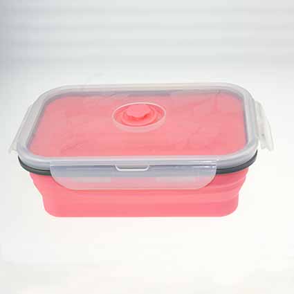 8.3"x6.1" Silicone PP Lunch Bento Box Container Leakproof