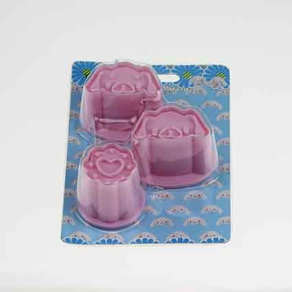 3pc Cartoon Dog Cookie Embossing Tool