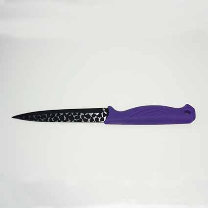 9.1" Stainless Steel Paring Knife, Fruit Knife with Plastic Handle  Clean Marble Coating