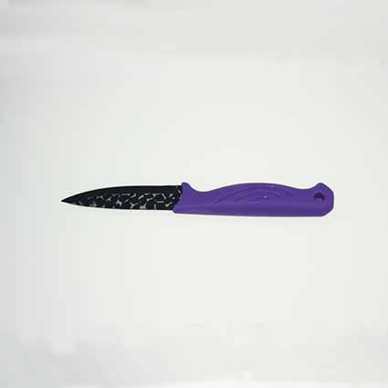 7.7" Stainless Steel Paring Knife, Fruit Knife with Plastic Handle  Clean Marble Coating