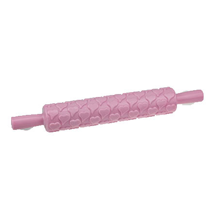 Colourful Plastic Embossed Textured Patterned Fondant Rolling Pin