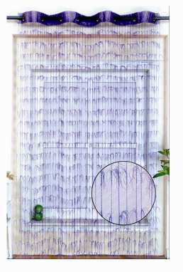 Blue Color Door String Curtain Fringe Curtain