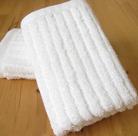 Luxury Hotel Bath Spa Towel, 100 Percent Cotton 450g, White