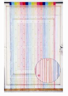 Rainbow Color Door String Curtain Fringe Curtain