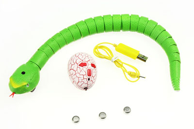 Rechargeable electric snake for kids