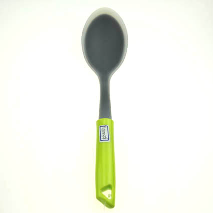 12-Inch Green&Gray Kitchen Nylon Spoon