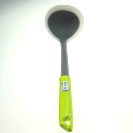 11.02-Inch Green&Gray Nylon Soup Ladle for Cooking