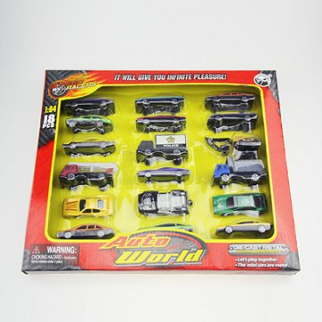 car model toy set  of 16
