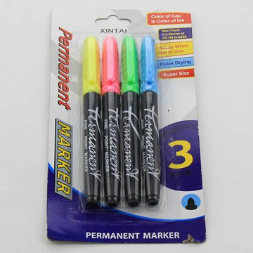 4 PCS Permanent Marker Set with 4 different colors