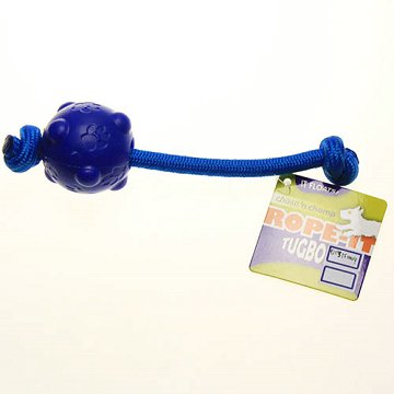 Chew Rope Toy with Rubber Ball