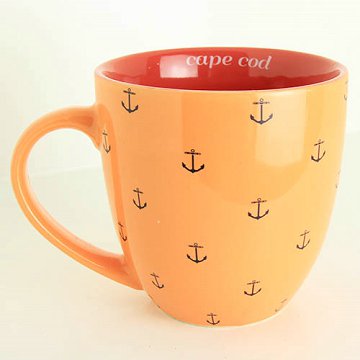20.6oz Ceramic Mug with Anchor Design