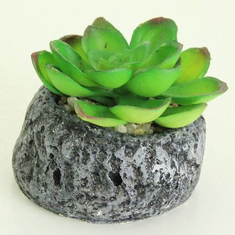 Artificial Bonsai with Stone Pot